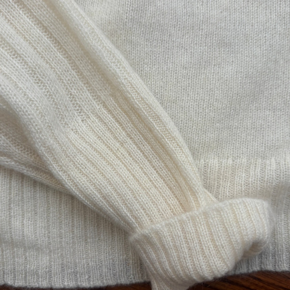 Free People Cream Cropped Sweater - Picture 3 of 3